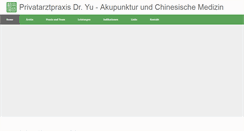 Desktop Screenshot of praxis-dryu.de