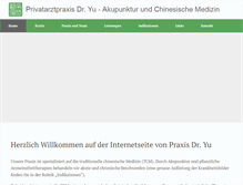 Tablet Screenshot of praxis-dryu.de